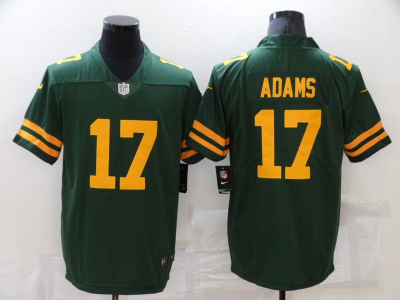 Men Green Bay Packers #17 Adams Green New Vapor Untouchable Limited Player 2021 Nike NFL Jersey
